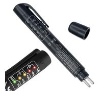 Coolant Testers Pen, Car Diagnostic Testing Tool, 15/5/2 Inches, Liquid Oil Moisture Analyzer, Brake Fluid Test Strips, Trailer Brakes Tester for Vehicles Maintenance, Black