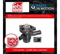 febi bilstein 103377 Thermostat with housing, seal and temperature switch, pack of one
