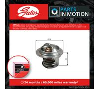 Coolant Thermostat fits SUBARU OUTBACK BRF 3.6 09 to 14 EZ36D Gates 21200AA170