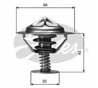 COOLANT THERMOSTAT GATES OE QUALITY REPLACEMENT TH05982G1