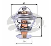 COOLANT THERMOSTAT GATES OE QUALITY REPLACEMENT TH10489G1