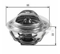COOLANT THERMOSTAT GATES OE QUALITY REPLACEMENT TH13783G1