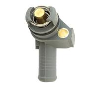 Coolant Thermostat Housing Compatible With Jaguar For X-Type 2001 2002 2003 2004 2005 2006 2007 2008 2009 Engine Coolant Thermostat AC34-6C1Q6L635AB 1372333 XS7Q6L635AE