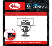 GATES Thermostat TH04382G1