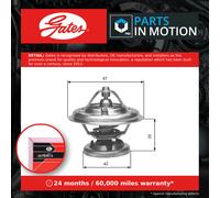Genuine Gates Engine Cooling Thermostat - TH12680G1
