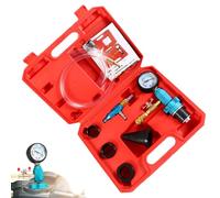 Coolant Vacuum Refill Kit, Coolant Refill Kit, Coolant Replacement Tool, 7 Pieces Car Repair Tool, Water Tank Coolant Filling Kit for Motorcycle SUV