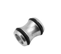 Coolant Water Pump For A3 For A4 For A5 For A6 For Q7 For Q8 TT For VW 1.8 2.0T 06L121131 Engine Water Pump To Oil Cooler Connector 06K121131 WHT004973(Aluminum 5pcs)