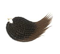 Coolbers 12 Inch Ombre Senegalese Jumbo Twist Braids Havana Mambo Twist Crochet Braids Hair Extension Synthetic Havana Crochet Twist Braiding Hair (12 Inch, 1B/27)