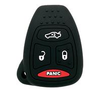 Coolbestda Key Fob Cover Keyless Remote Case Protector Accessories for Chrysler 200 300 PT Cruiser Dodge Charger Magnum Durango Jeep Grand Cherokee Commander Liberty OHT692427AA