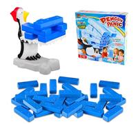 Coolbitz Penguin Panic Game - Educational Balance Stacking Toy for Kids Aged 3+ - Fun Intelligence Game with Ice Blocks & Penguin - Develops Creativity, Coordination, and Problem-Solving Skills