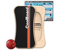 CoolBoard on Ball - The Ultimate Balance Board & Core Strength Trainer - Perfect for Surf, Snowboard, Physical Therapy, Functional Fitness for Life and any Sport! Make Exercise Fun & Effective!