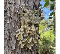 coolboy Tree Faces Bird Feeder Garden Decor,Whimsical Tree Hugger Sculpture,Funny Old Man Bird Feeders with a Trunk for Outdoor & Fences,Trees Decoration Outdoor Wallmounted Statue