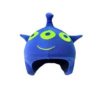 COOLCASC 3 Eyed Monster - Universal Helmet Cover - Customise your helmet with a funny and flashy protective cover - One size fits all - Ski gift under 30 pounds
