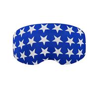 Coolcasc COOLMASC WHITE/BLUE STARS Ski Goggle Cover