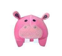 COOLCASC Hippo - Universal Fit Ski Helmet Cover - Customise your kids ski helmet with a fun and cute protective cover - snowboarding & skiing accessories - One size fits all