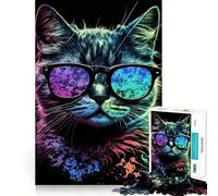 CoolCatNumeroTres 1000 Pieces Jigsaw Puzzles for Teenagers Recall Boost, Clean Cut, Real Challenge, Table Accent (50x75cm)