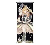 CoolChange Big Fate Stay Night Scroll Poster / Kakemono made of fabric, 100x40cm, Theme: Saber Lily