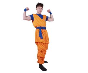 CoolChange Son Goku 3 piece costume from the The Turtle Hermit's Kinto Un, Size: M