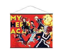 CoolChange XXL My Hero Academia Fabric Scroll Picture, Kakemono, 100 x 81 cm, Large Anime Wall Picture, Motif: U.A. High School