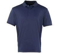 Coolchecker Pique Short-Sleeved Polo Shirt Premier Navy 5XL