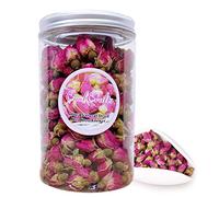 CoolCrafts Dried Rose Buds Edible Dry Roses Flowers for Tea, Baking, Crafting