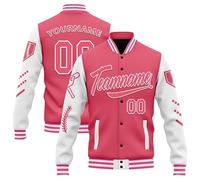 coolcustomize Customizable Varsity Jacket - Personalized Name, Logo, Image | College Bomber Coat