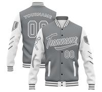 coolcustomize Customizable Varsity Jacket - Personalized Name, Logo, Image | College Bomber Coat