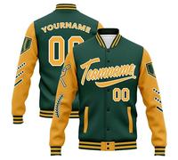 coolcustomize Customizable Varsity Jacket - Personalized Name, Logo, Image | College Bomber Coat