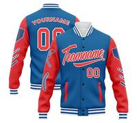 coolcustomize Customizable Varsity Jacket - Personalized Name, Logo, Image | College Bomber Coat