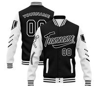 coolcustomize Customizable Varsity Jacket - Personalized Name, Logo, Image | College Bomber Coat