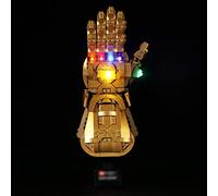 cooldac LED Light Kit for Lego 76191 Marvel Infinity Gauntlet, USB Connecting Lighting Set Compatible with Lego 76191 (Lights Only, No Lego Models)