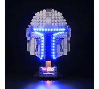cooldac Light Kit for Lego Technic 75328 The Mandalorian Helmet, LEDs Lighting Kit Compatible with Lego 75328 (Note: Pack Without Building Block, Just Light Kit)