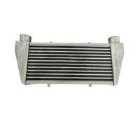 Cooled Intercooler 2.5" 63mm Universal Aluminum INTERCOOLER KIT CAR Turbo Boost Front Mount FMIC Intercooler Piping Kit
