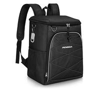 Cooler Backpack Cool Bag 36 Cans Insulated Picnic Backpack Lightweight Waterproof Meal Prep Bag for Camping Hiking Lunch Picnic Daypack (Black)