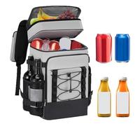 Cooler Backpack - Lightweight Insulated Backpack Cooler | Leak-Proof Soft Bag | Large Capacity Portable Ice Chest | Reusable Portable Soft Ice Box Tote Cooling Bag For Camping Travel