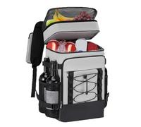 Cooler Backpack - Soft Cooler Bag | Portable Ice Chest Backpack For Men & Women | Reusable Tote For Travel, Hiking, Beach, Camping, Picnic, School, Lunch, Work, Outdoor Food & Drinks Storage