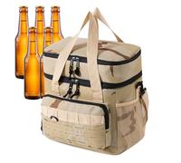 Cooler Bag - 19L Pack Ice Tote Box, Cooler Bags Insulated Leak Proof | Large Capacity Thermal Picnic Lunch Carrier, Outdoor Beach Road Trip Travel Tote With Shoulder Strap For Fishing Camping Car Work