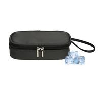 Cooler Bag - Waterproof Nylon Material, Insulated Inner Protection, 21 x 11 x 6.5 cm Size, Lightweight Portable Design | For Daily Life, Business Trip, Beach Vacation, Travel, Outdoor Use