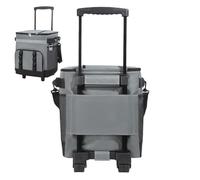Cooler Bag with Wheels Large Insulated Ice Chest | 35L Wheeled Camping Rolling Cooler for Beach Travel Shopping Fishing Tailgating Road Trip Party Pool Patio Backyard