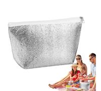 Cooler Bags - Leak Proof Insulated Tote, Portable Cold Proof Design, Long-Lasting Thermal Liner, Large Capacity Food Storage, Travel Lunch Accessories, Gray Black Color Options for Grocery