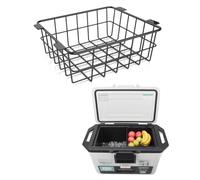 Cooler Basket for Ninja FrostVault 50qt Hard Cooler & 45qt/65qt Wheeled Cooler - Heavy-Duty Organizer Rack for Storage, Dry-Goods Basket for Perfect for Camping Trips or Outdoor Parties, Black
