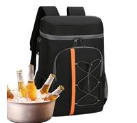 Cooler Bookbag - Oxford Insulated Pack, Backpack Cooler | 32x19x46cm Ice-Retaining Bag with Foil-Lined Layers & Safety Reflectors, All-Weather Hiking Chest for Beach Trips, Work, or Camping