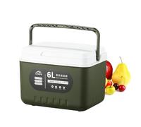 Cooler Box, Portable Heavy Duty Leakproof Ice Box, 5.4 QT Compact Ice Coolers, High Capacit InsulatedBox Picnic Refrigerator, Versatile, Ideal for Camping, Fishing, Picnic, Hiking, Travel