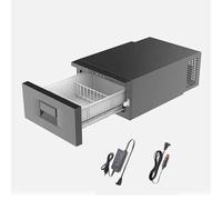 Cooler Car Cooler Personal Mini Fridge 9/20L Drawer-style Design with Push-button Digital Display and Slide Rails -20°C To 20°C 45dB 12V/24V/110-220V(44 * 70 * 25cm)