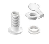 Cooler Drain Plug Replacement for Coleman Coolers with 1.5" Shaft Length,Cooler Drain Plug Kit Compatible with Coleman Xtreme and Rubbermaid Cooler Models,Suitable for Most Coolers,White,Pack of 1