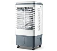 Cooler Evaporative Air Cooler with Water Tank Portable Air Conditioner with 3 Speeds 12H Timer Cooling Fan for Garage Commercial Use Industrial air conditioning (Remote control type, 70cm)