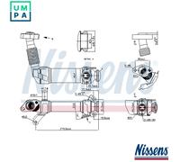 2x ✅Fits NISSENS NIS 989281 Cooler, exhaust gas recirculation NIS 98 ⭐UK Seller⭐