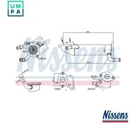COOLER EXHAUST GAS RECIRCULATION 989282 FOR PEUGEOT BOXER/Platform/Chassis/Van