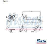 COOLER EXHAUST GAS RECIRCULATION 989282 FOR PEUGEOT BOXER/Platform/Chassis/Van