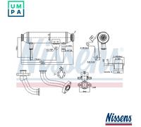 COOLER EXHAUST GAS RECIRCULATION 989283 FOR ALFA ROMEO FIAT MAREA/Weekend 1.9L